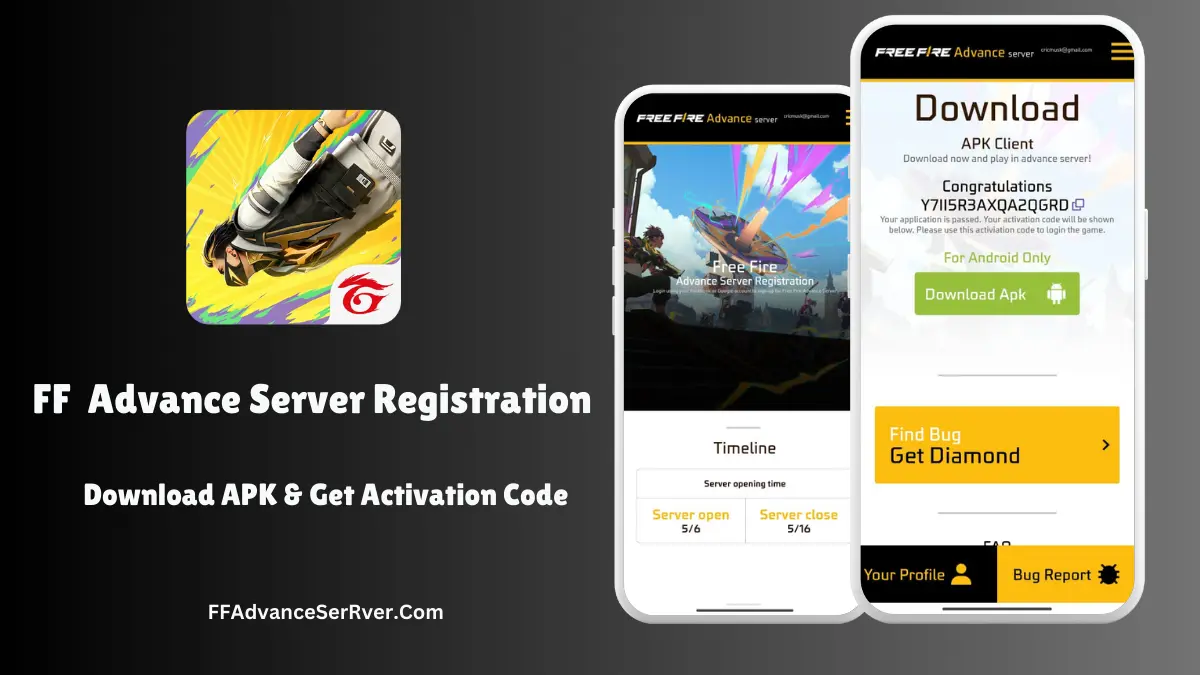 Free Fire Advance Server Registration: Get OB49 Activation Code
